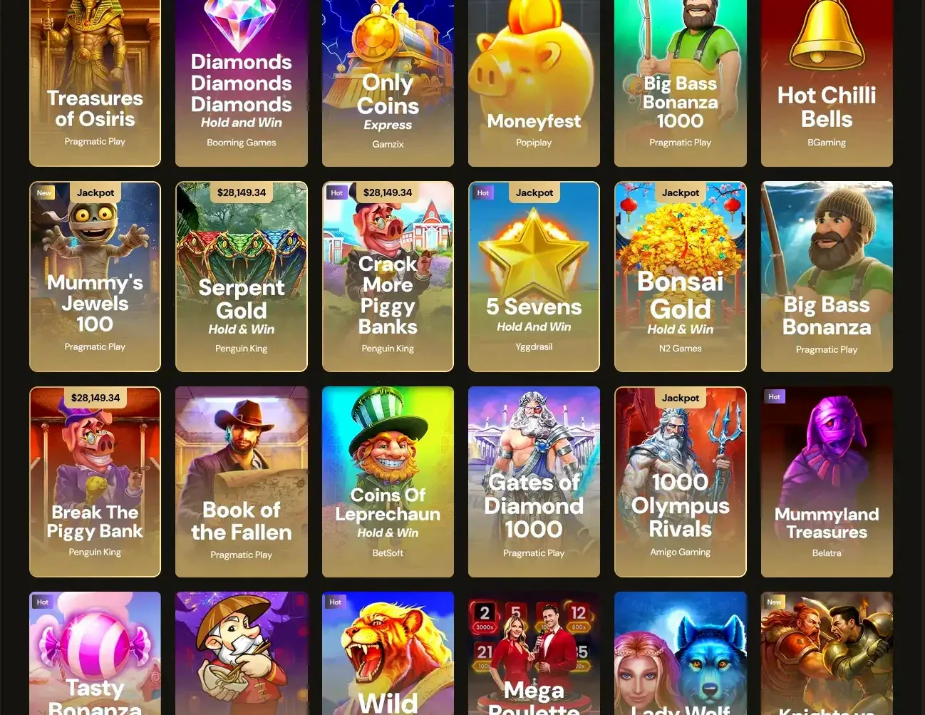 Vicibet App auf dem Smartphone mit Casino Spielen